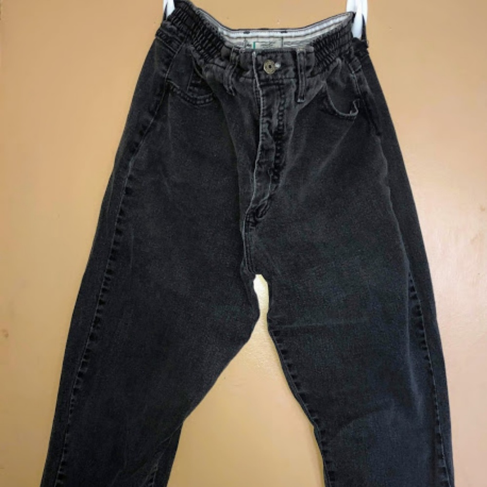 Lee Black Jeans Side Elastic - Size 10 Petite